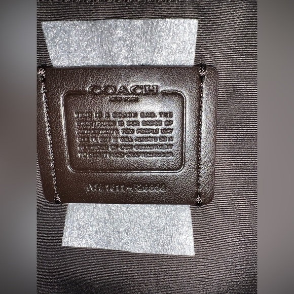 ❌SOLD! NWT! Coach Outline Sig Zip Tote Handbag Khaki/Brown Msrp:$250.00 - Picture 7 of 8